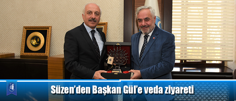 Süzen’den Başkan Gül’e veda ziyareti
