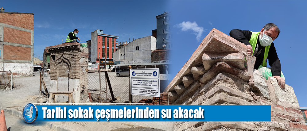 Tarihi sokak çeşmelerinden su akacak