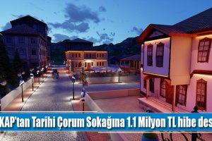 Tarihi Çorum Sokağı, Çorum turizmine önemli katkılar sağlayacak