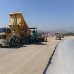 Belediyemiz’den taş ocağı yolunda asfalt çalışması