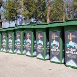 Belediyemiz, maske ve eldivenler için atık kutuları hazırladı