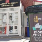 Belediyemiz, maske ve eldivenler için atık kutuları hazırladı