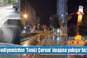 Belediyemizden ‘Temiz Çorum’ imajına yakışır hizmet