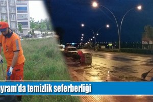 Bayram’da temizlik seferberliği