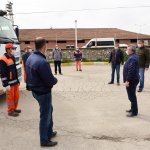 Başkan Aşgın’dan temizlik işleri personeline moral ziyareti