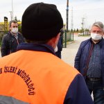 Başkan Aşgın’dan temizlik işleri personeline moral ziyareti