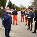 Başkan Aşgın’dan temizlik işleri personeline moral ziyareti