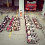 İtfaiye bünyesine 14 dalgıç, 5 benzinli pompa