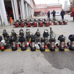 İtfaiye bünyesine 14 dalgıç, 5 benzinli pompa