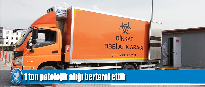 Belediyemiz, 1 ton patolojik atığı bertaraf etti