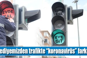 Belediyemizden trafikte “koronavirüs” farkındalığı