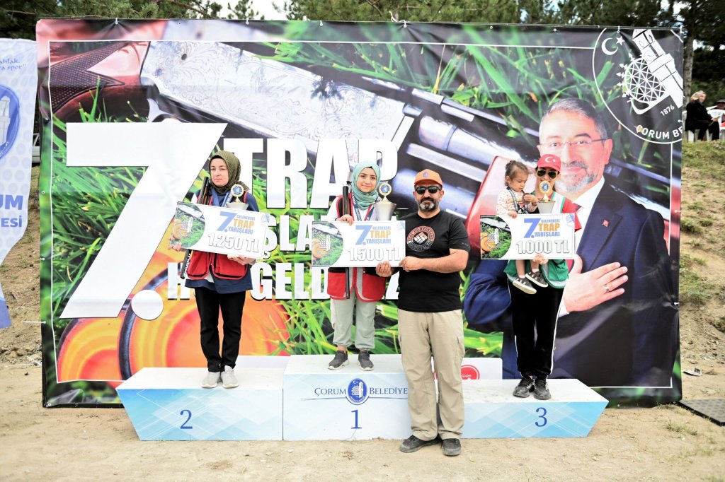 Trap yarışlarında ödüller sahiplerini buldu