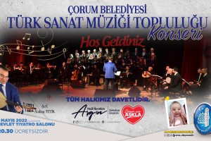 Belediyemizin TSM Konseri bu akşam