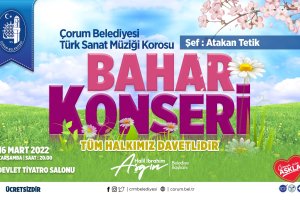 Belediyemiz TSM Korosundan Bahar Konseri
