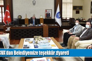 TÜGVA’dan Belediyeye teşekkür ziyareti