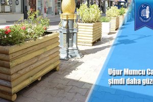 Uğur Mumcu Caddesi şimdi daha güzel