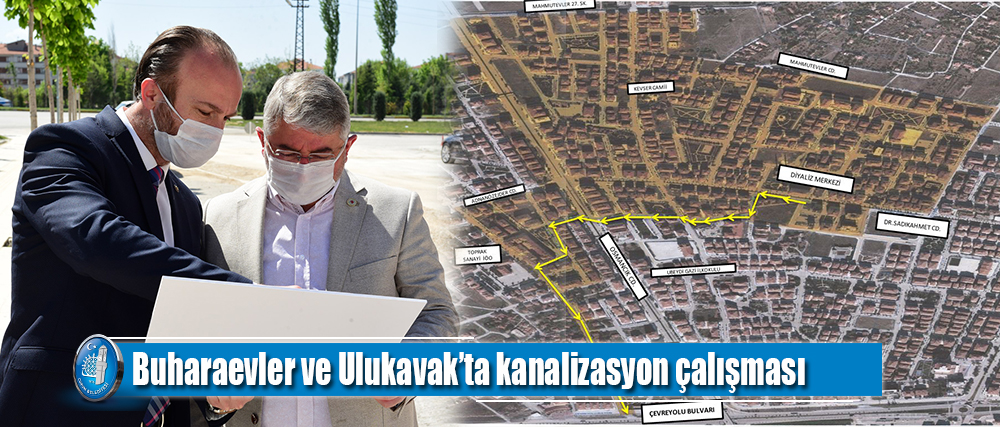 Buharaevler ve Ulukavak’ta kanalizasyon çalışması