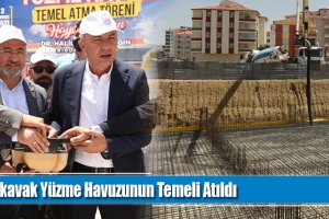 Ulukavak Yüzme Havuzunun Temeli Atıldı