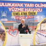 Ulukavak Yüzme Havuzunun Temeli Atıldı