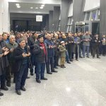 Aşgın, umre ziyareti yapan vatandaşları yolcu etti