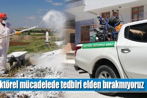 Belediyemiz, vektörel mücadelede tedbiri elden bırakmıyor
