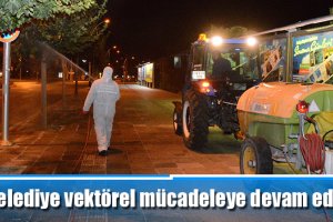 Belediye vektörel mücadeleye devam ediyor