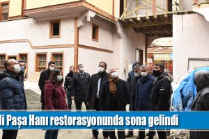 Veli Paşa Hanı restorasyonunda sona gelindi