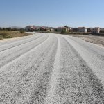 Erzurum Dede Caddesi'ne soğuk asfalt çalışması