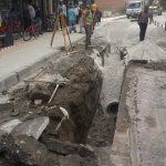 Yağmursuyu hattı çalışmaları devam ediyor