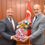 Aşgın, İl Müftüsü Biçer'i ziyaret etti