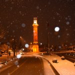 Çorum'da yılın ilk kar yağışı