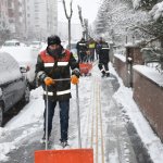 Çorum'da yılın ilk kar yağışı