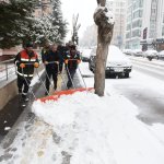 Çorum'da yılın ilk kar yağışı