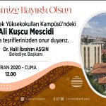 Belediyemiz, Ali Kuşcu Mescidini ibadete açıyor