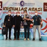 3.Kurumlar Arası Spor Şöleninde ödüller sahiplerini buldu