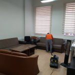 Belediye hizmet binasında yoğun temizlik çalışması