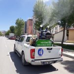 Belediyemiz uçkunla mücadeleye devam ediyor