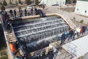 Koçhisar Barajı'nın suyu arıtma tesisine ulaştı