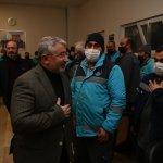 Başkan Aşgın, Gün Ağarmadan İşçilerle Bir Araya Geldi