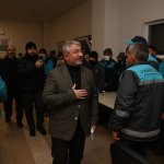 Başkan Aşgın, Gün Ağarmadan İşçilerle Bir Araya Geldi