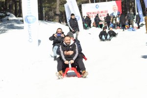 Çorum’da İlk Kez Düzenlenen Kar Şenliklerine Yoğun İlgi