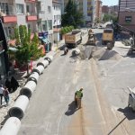Belediyemiz, Bin 500 metre yağmur suyu hattı yapıyor