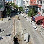 Belediyemiz, Bin 500 metre yağmur suyu hattı yapıyor