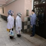 Belediyemizden evinde kalan yaşlıların evlerine hizmet