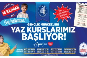 Belediyemizin yaz kurslarına kayıtlar 18 Haziranda başlıyor