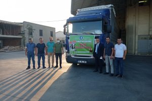 Belediyemizden, yangın bölgelerine yem desteği