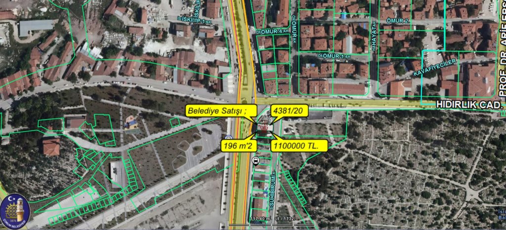 Belediyemiz, villa-konut, sanayi ve ticaret arsaları satacak