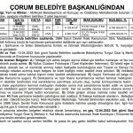 Belediyemiz, ticaret, konut ve villa arsaları satacak
