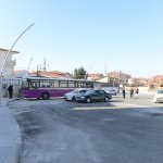 Otobüsler bugünden itibaren yeni durağında