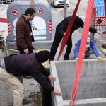 Fatih Caddesinde de çöp konteynırları yer altına alınıyor